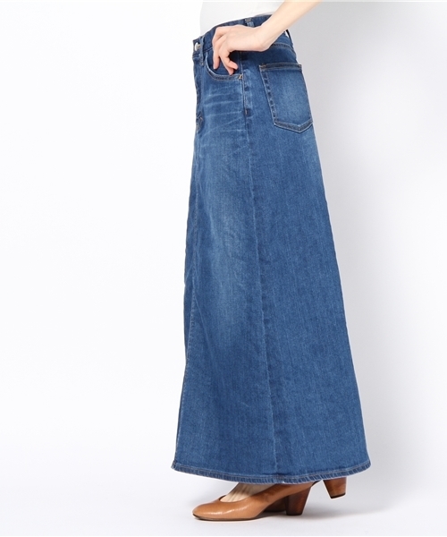 BEAUTY&YOUTH UNITED ARROWS（ビューティーアンドユースユナイテッドアローズ）の「BY デニムマキシスカート ◆（デニムスカート・レディース・コバルトブルー・SMALL/MEDIUM）」の2枚目の写真