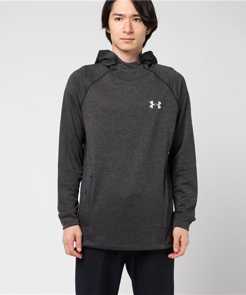 アンダーアーマー UA スウェットパーカー＆パンツセット ＳＭサイズ 灰色×黒 UNDER ARMOUR アンダーアーマー パーカー スウェット メンズ UA