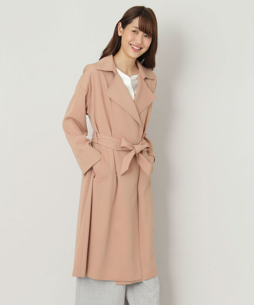 NATURAL BEAUTY BASIC（ナチュラルビューティーベーシック）の「ドレストレンチコート（トレンチコート・レディース・ベージュ/ネイビー/ダークベージュ・LARGE/MEDIUM/SMALL）」の15枚目の写真