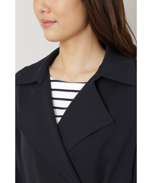 NATURAL BEAUTY BASIC（ナチュラルビューティーベーシック）の「ドレストレンチコート（トレンチコート・レディース・ベージュ/ネイビー/ダークベージュ・LARGE/MEDIUM/SMALL）」の20枚目の写真