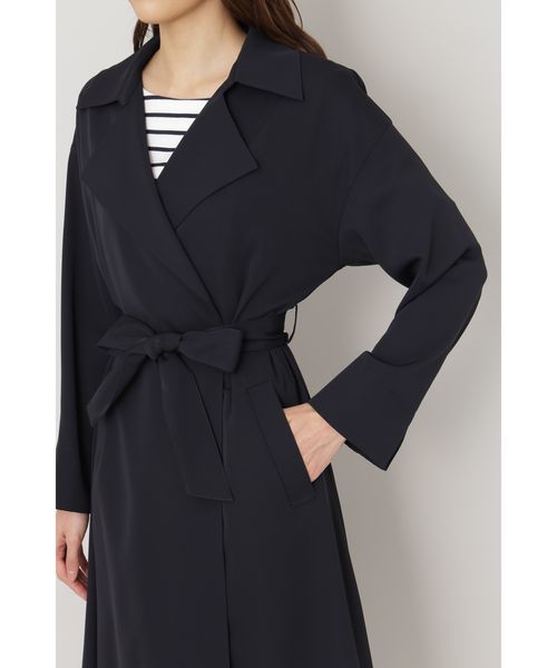 NATURAL BEAUTY BASIC（ナチュラルビューティーベーシック）の「ドレストレンチコート（トレンチコート・レディース・ベージュ/ネイビー/ダークベージュ・LARGE/MEDIUM/SMALL）」の16枚目の写真