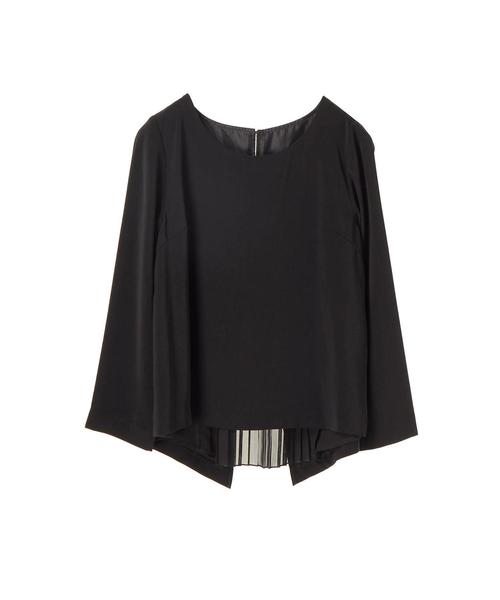 koe（コエ）の「オケージョンベネシャンバックプリーツブラウス（シャツ/ブラウス・レディース・ホワイト/ブラック・L/M）」の4枚目の写真