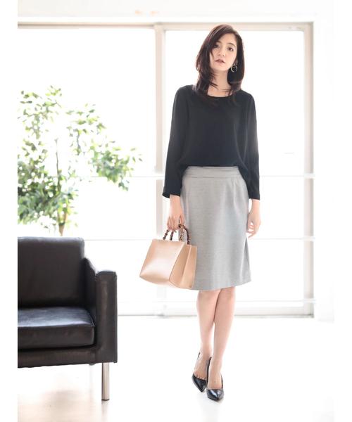 koe（コエ）の「オケージョンベネシャンバックプリーツブラウス（シャツ/ブラウス・レディース・ホワイト/ブラック・L/M）」の7枚目の写真