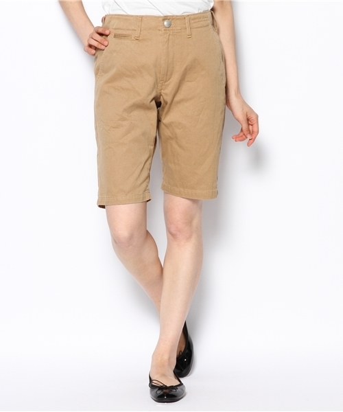 JOURNAL STANDARD relume（ジャーナルスタンダード　レリューム）の「32/2 チノクロス メンズチノショートパンツ（その他パンツ・レディース・ホワイト/ベージュ・36/34/40/38）」の2枚目の写真