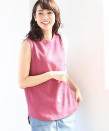 coen | ハニカムノースリーブカットソー(Tシャツ/カットソー)