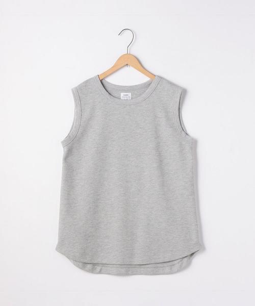 coen（コーエン）の「ハニカムノースリーブカットソー（Tシャツ/カットソー・レディース・グレー/ブラック/ホワイト/ピンク・FREE）」の22枚目の写真