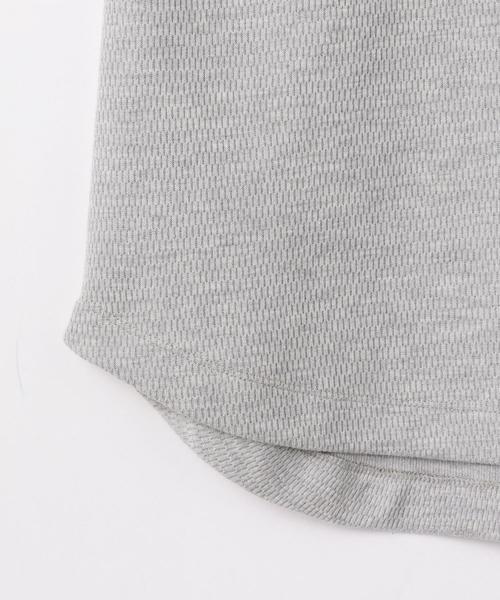 coen（コーエン）の「ハニカムノースリーブカットソー（Tシャツ/カットソー・レディース・グレー/ブラック/ホワイト/ピンク・FREE）」の18枚目の写真