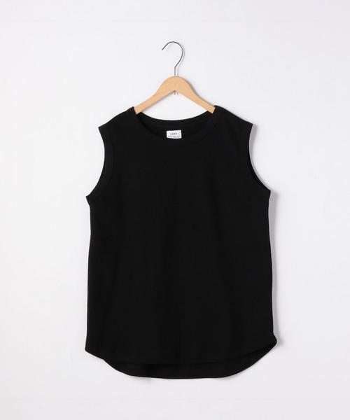 coen（コーエン）の「ハニカムノースリーブカットソー（Tシャツ/カットソー・レディース・グレー/ブラック/ホワイト/ピンク・FREE）」の13枚目の写真