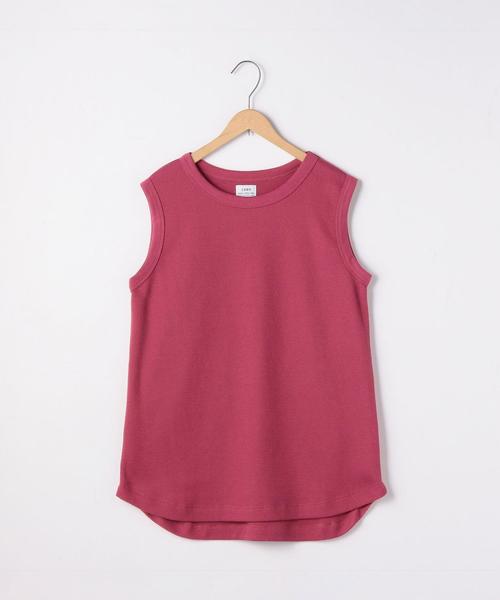 coen（コーエン）の「ハニカムノースリーブカットソー（Tシャツ/カットソー・レディース・グレー/ブラック/ホワイト/ピンク・FREE）」の10枚目の写真