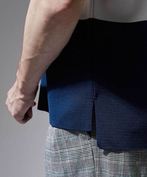 UNITED TOKYO（ユナイテッドトウキョウ）の「ビッグニットポロ（ポロシャツ・メンズ・ブルー/オレンジ/ネイビー/グリーン・3/1/2）」の8枚目の写真