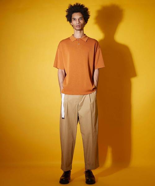 UNITED TOKYO（ユナイテッドトウキョウ）の「ビッグニットポロ（ポロシャツ・メンズ・ブルー/オレンジ/ネイビー/グリーン・3/1/2）」の16枚目の写真