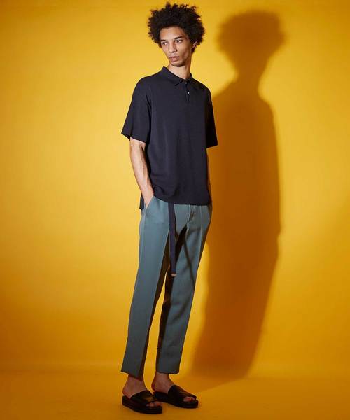 UNITED TOKYO（ユナイテッドトウキョウ）の「ビッグニットポロ（ポロシャツ・メンズ・ブルー/オレンジ/ネイビー/グリーン・3/1/2）」の17枚目の写真