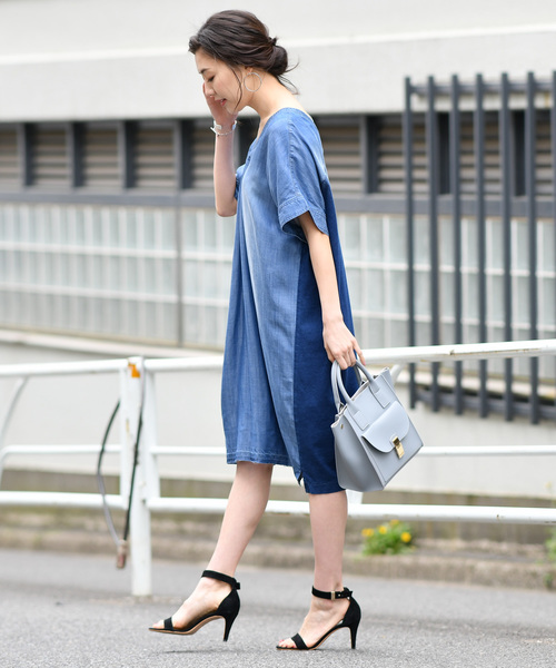 RIVE DROITE（リヴドロワ）の「フロントポケットショルダー（ショルダーバッグ・レディース・ベージュ/ライトブルー・FREE）」の13枚目の写真