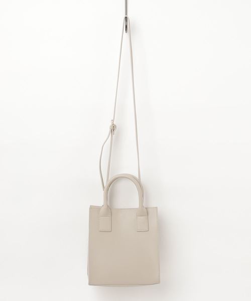 RIVE DROITE（リヴドロワ）の「フロントポケットショルダー（ショルダーバッグ・レディース・ベージュ/ライトブルー・FREE）」の3枚目の写真