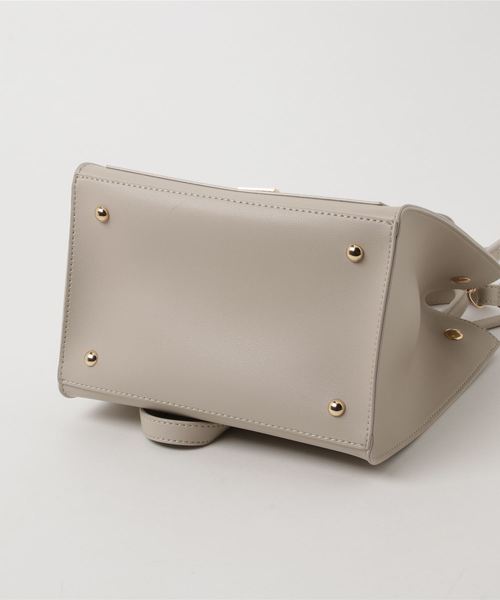 RIVE DROITE（リヴドロワ）の「フロントポケットショルダー（ショルダーバッグ・レディース・ベージュ/ライトブルー・FREE）」の4枚目の写真