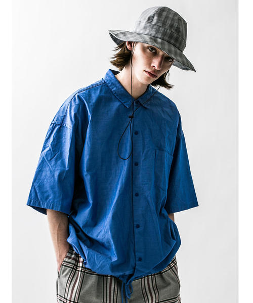 MONKEY TIME（モンキータイム）の「＜monkey time＞ STRIPE SHIRT JACKET SS/シャツ（シャツ/ブラウス・メンズ・その他1/コバルトブルー・LARGE/MEDIUM/X-LARGE/SMALL）」の7枚目の写真