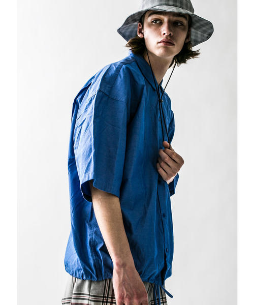 MONKEY TIME（モンキータイム）の「＜monkey time＞ STRIPE SHIRT JACKET SS/シャツ（シャツ/ブラウス・メンズ・その他1/コバルトブルー・LARGE/MEDIUM/X-LARGE/SMALL）」の15枚目の写真