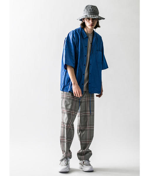 MONKEY TIME（モンキータイム）の「＜monkey time＞ STRIPE SHIRT JACKET SS/シャツ（シャツ/ブラウス・メンズ・その他1/コバルトブルー・LARGE/MEDIUM/X-LARGE/SMALL）」の6枚目の写真