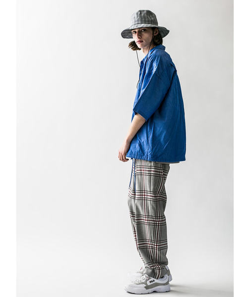 MONKEY TIME（モンキータイム）の「＜monkey time＞ STRIPE SHIRT JACKET SS/シャツ（シャツ/ブラウス・メンズ・その他1/コバルトブルー・LARGE/MEDIUM/X-LARGE/SMALL）」の5枚目の写真