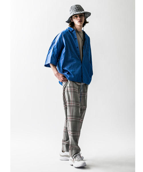 MONKEY TIME（モンキータイム）の「＜monkey time＞ STRIPE SHIRT JACKET SS/シャツ（シャツ/ブラウス・メンズ・その他1/コバルトブルー・LARGE/MEDIUM/X-LARGE/SMALL）」の4枚目の写真