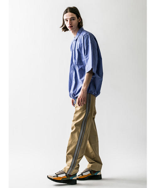 MONKEY TIME（モンキータイム）の「＜monkey time＞ STRIPE SHIRT JACKET SS/シャツ（シャツ/ブラウス・メンズ・その他1/コバルトブルー・LARGE/MEDIUM/X-LARGE/SMALL）」の9枚目の写真