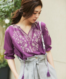 &. NOSTALGIA | 刺繍ブラウス(シャツ/ブラウス)