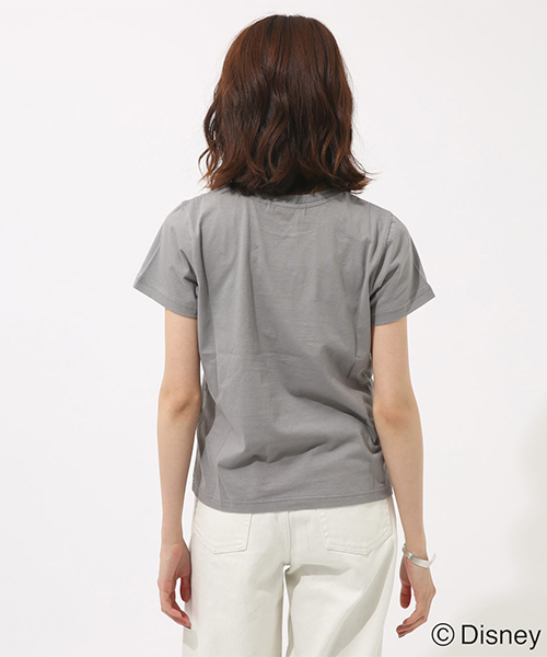 AZUL by moussy(アズールバイマウジー)の「モノクロ OLD MICKEY TEE(Tシャツ/カットソー・レディース・イエロー/グレー/ホワイト・SMALL/MEDIUM)」の11枚目の写真