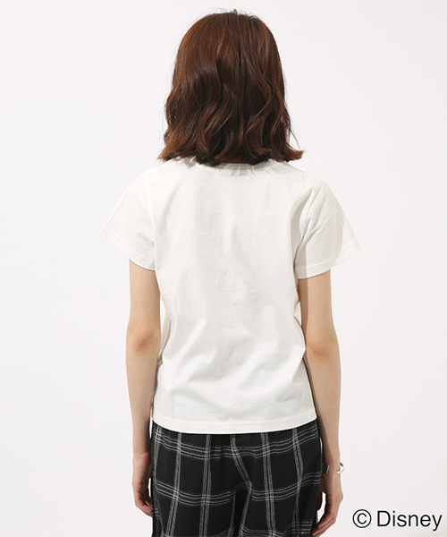 AZUL by moussy(アズールバイマウジー)の「モノクロ OLD MICKEY TEE(Tシャツ/カットソー・レディース・イエロー/グレー/ホワイト・SMALL/MEDIUM)」の19枚目の写真