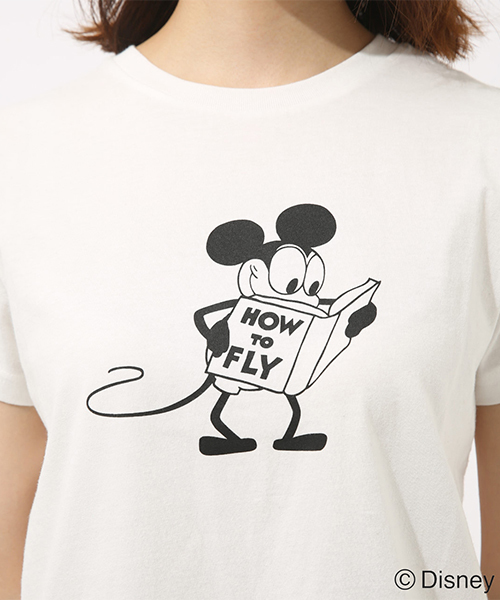 AZUL by moussy(アズールバイマウジー)の「モノクロ OLD MICKEY TEE(Tシャツ/カットソー・レディース・イエロー/グレー/ホワイト・SMALL/MEDIUM)」の20枚目の写真