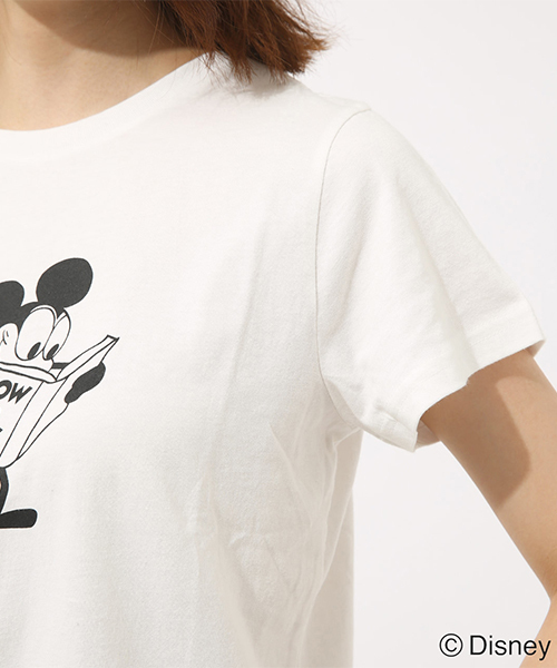 AZUL by moussy(アズールバイマウジー)の「モノクロ OLD MICKEY TEE(Tシャツ/カットソー・レディース・イエロー/グレー/ホワイト・SMALL/MEDIUM)」の21枚目の写真