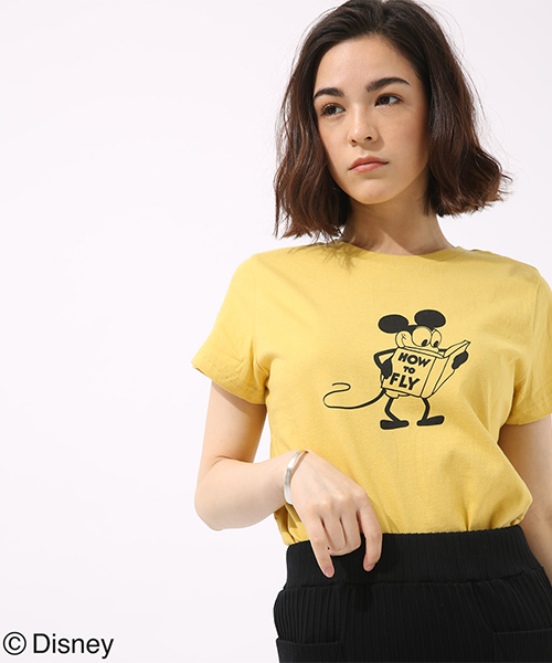AZUL by moussy(アズールバイマウジー)の「モノクロ OLD MICKEY TEE(Tシャツ/カットソー・レディース・イエロー/グレー/ホワイト・SMALL/MEDIUM)」の22枚目の写真
