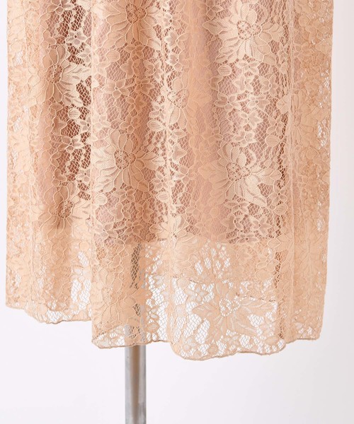 one after another NICE CLAUP（ワンアフターアナザーナイスクラップ）の「Vintageフラワーレースガウンワンピース（ワンピース・レディース・ベージュ/ブルー系その他・FREE）」の8枚目の写真