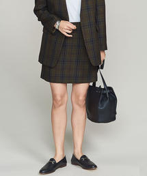 BEAUTY&YOUTH UNITED ARROWS | BY ソリッド＆チェックミニスカート(スカート)