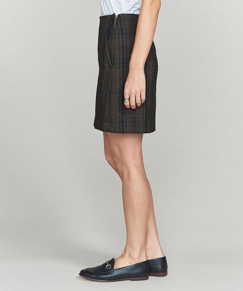 BEAUTY&YOUTH UNITED ARROWS(ビューティーアンドユースユナイテッドアローズ)の「BY ソリッド&チェックミニスカート ◆(スカート・レディース・ネイビー/その他1・MEDIUM/SMALL)」の10枚目の写真