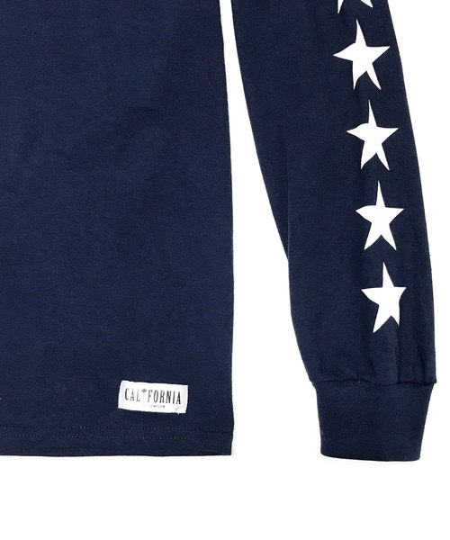 EVENFLOW（イーブンフロー）の「evenflow イーブンフロウ / ★ L/S  TEE 長袖プリントＴシャツ EF-910（Tシャツ/カットソー・メンズ・ホワイト/ネイビー・SMALL/MEDIUM/LARGE/X-LARGE）」の13枚目の写真