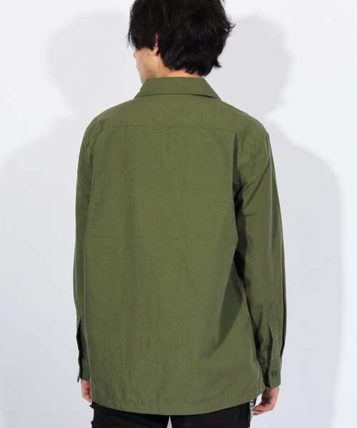 ８(eight)（エイト）の「刺繍 キューバシャツ ロングシャツ（シャツ/ブラウス・メンズ・ブラック/ベージュ/グリーン/ワイン・MEDIUM/LARGE）」の14枚目の写真