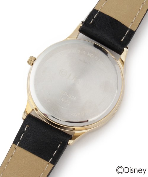 Disney（ディズニー）の「◆j-axis デッサンバー合皮ウォッチ（ミッキーマウス）（アナログ腕時計・レディース・ブラック/ワインレッド・00）」の4枚目の写真