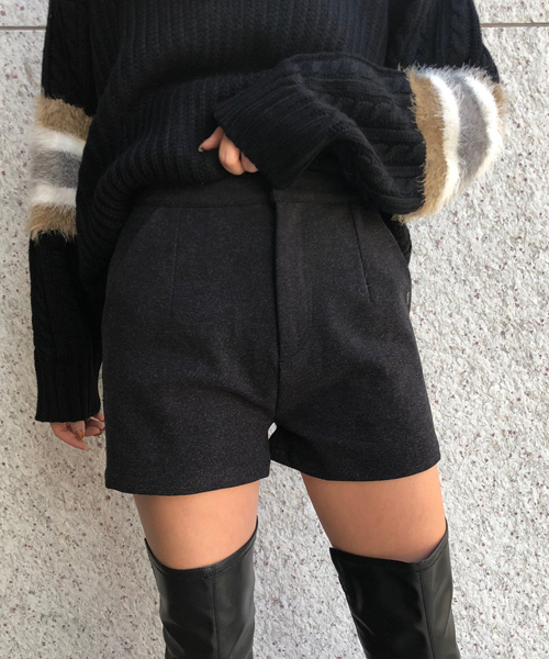 ENVYM(アンビー)の「ツイードSPT(その他パンツ・レディース・ブラック/グレー・S/M)」の2枚目の写真