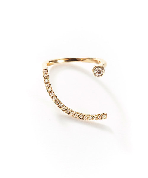 HIROTAKA（ヒロタカ）の「Hirotaka K10YG Diamond Ring（リング）」 - WEAR
