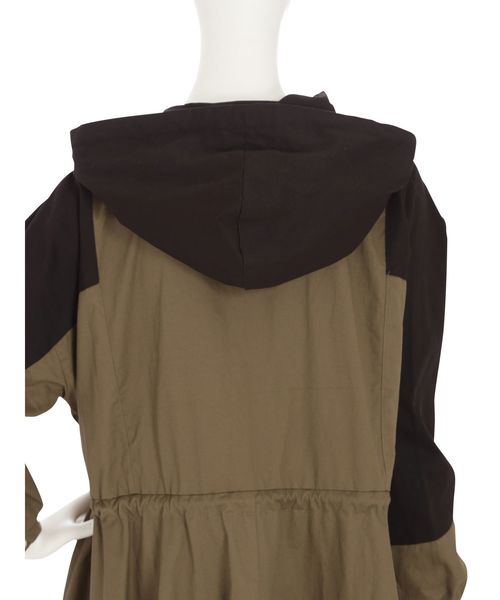 jouetie（ジュエティ）の「2WAY HOODIEワンピース（ワンピース・レディース・ベージュ/レッド/カーキ・MEDIUM）」の10枚目の写真