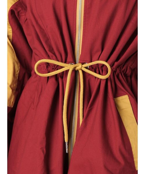 jouetie（ジュエティ）の「2WAY HOODIEワンピース（ワンピース・レディース・ベージュ/レッド/カーキ・MEDIUM）」の8枚目の写真