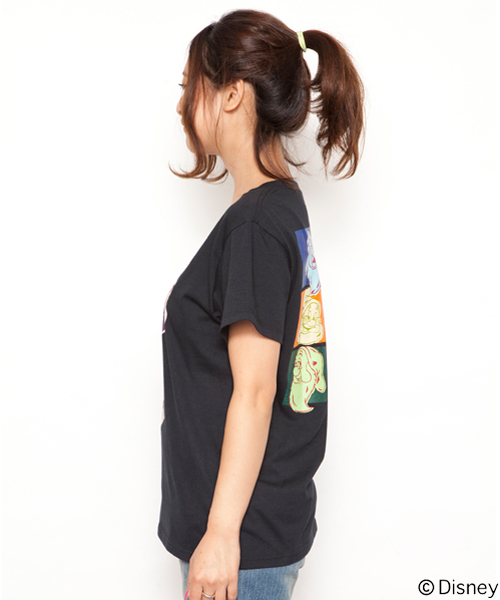 X-girl（エックスガール）の「Disney（ディズニー） / SNOW WHITE POP ART S/S BIG TEE（Tシャツ/カットソー・レディース・ホワイト/ブラック・1/2）」の6枚目の写真