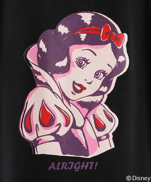 X-girl（エックスガール）の「Disney（ディズニー） / SNOW WHITE POP ART S/S BIG TEE（Tシャツ/カットソー・レディース・ホワイト/ブラック・1/2）」の8枚目の写真