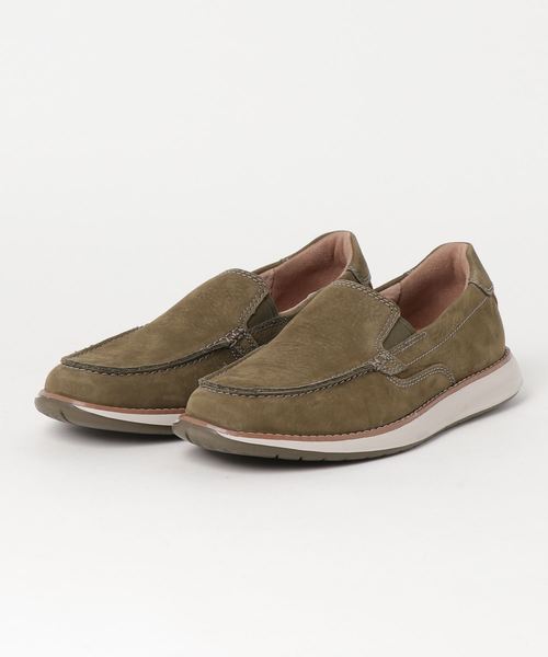 Unstructured(アンストラクチャー)の「Un Pilot Step / アンパイロットステップ (ダークオリーブヌバック)(スリッポン・メンズ・グリーン・6/8/9/8.5/9.5/6.5/7/7.5)」の4枚目の写真