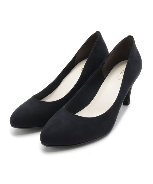 grove（グローブ）の「【7.0cm】やわここちパンプス(日本製)（パンプス・レディース・ブラック/グレー/ライトパープル/ベビーピンク/ブラック系1/ブラック系7/ネイビー系5・23.5cm/24.5cm/23.0cm/24.0cm/25.0cm/22.0cm/22.5㎝/22.5cm）」の6枚目の写真