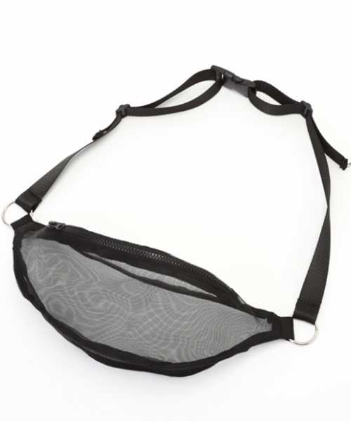 CONTROL FREAK / CTFK（コントロールフリーク）の「チュールボディーバッグ（ボディバッグ/ウエストポーチ・レディース・ブラック/パープル/レッド/イエロー・FREE）」の2枚目の写真