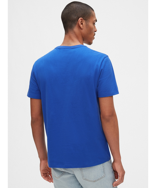 Gant★メンズ 半袖 クルーネック ロゴ トップス Tシャツ★青★ FLAG ON CREW Tシャツ 半袖 メンズ 和柄 和柄Tシャツ 和アメカジ