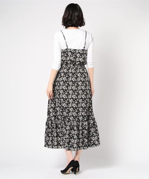 セール 小花プリントキャミワンピ シャツワンピース ワンピース Image Image Collection イマージュコレクション のファッション
