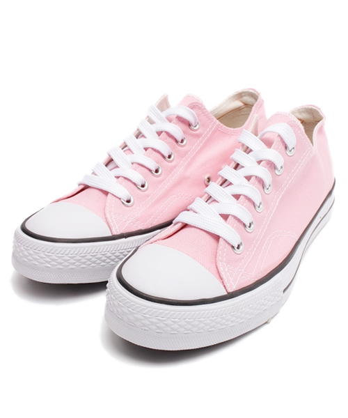 WEGO（ウィゴー）の「WEGO/ローカットスニーカー（スニーカー・レディース・ホワイト/ブラック/イエロー/ピンク/レッド・23.5/24.5）」の4枚目の写真