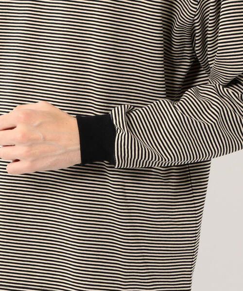 Steven Alan（スティーブンアラン）の「＜Steven Alan＞ LIGHT HI-DENS BORDER RINGER TEE/Tシャツ（Tシャツ/カットソー・メンズ・ダークブラウン/ケリー/ナチュラル・LARGE/SMALL/MEDIUM/X-LARGE）」の9枚目の写真